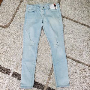 Arizona Jean Light Wash Skinny Size 9 Average Jeans New